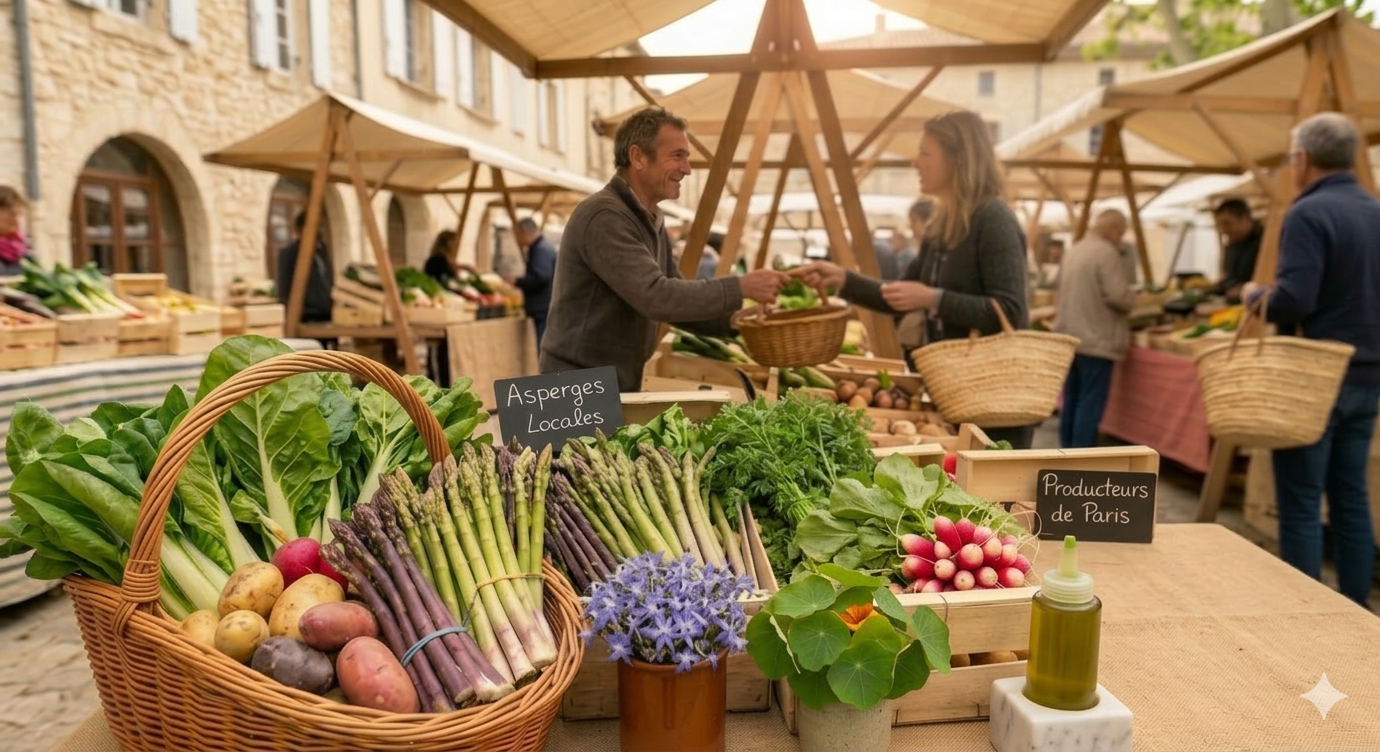 marché de paris producteur locaux